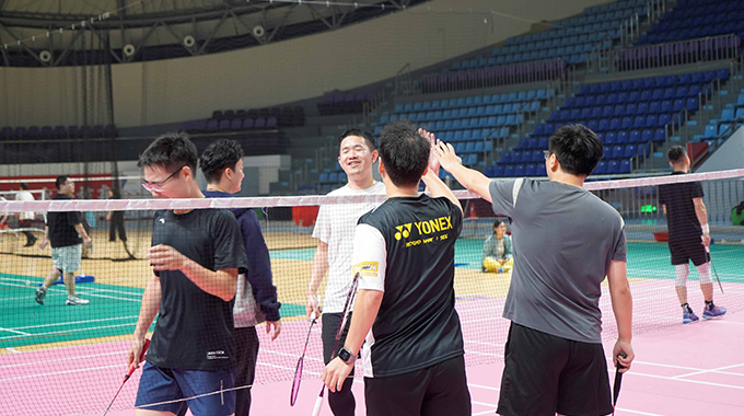 羽林爭霸 賽出華芳 士蘭微電子舉辦羽毛球雙打對抗賽
